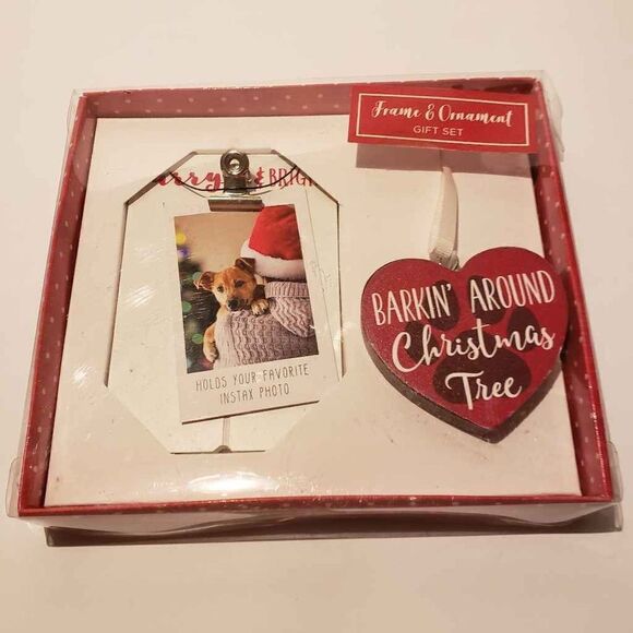 Christmas Gift Dog frame and ornament set - Picture 1 of 5